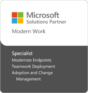 Modern Work Specialisations Badge - Microsoft Solution Partner