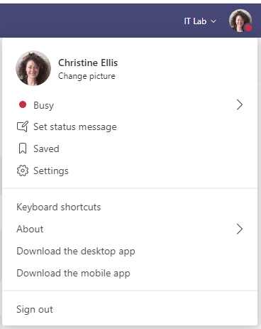 Customise Microsoft Teams Client Settings