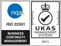 NQA ISO 22301 Logo - UKAS